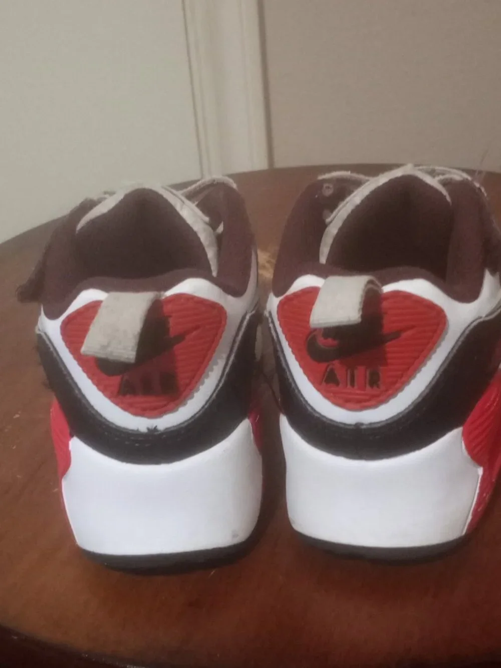 Nike Air Max 90 Easyon Burgundy Crush White Shoes Hf6357-600 Toddler Size 10C - Picture 10 of 12
